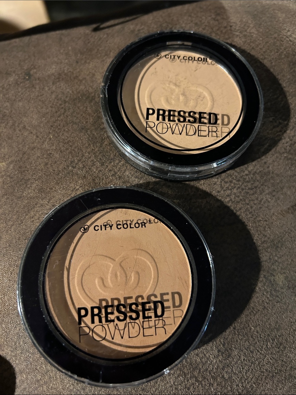 City Color Pressed Powder Duo in sand and Tan